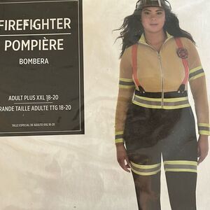 Firefighter Halloween Costume Woman’s XXL Cosplay